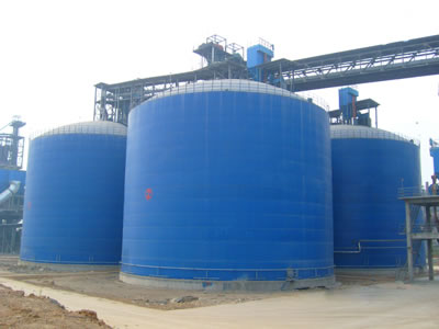 临海水泥钢板库改造